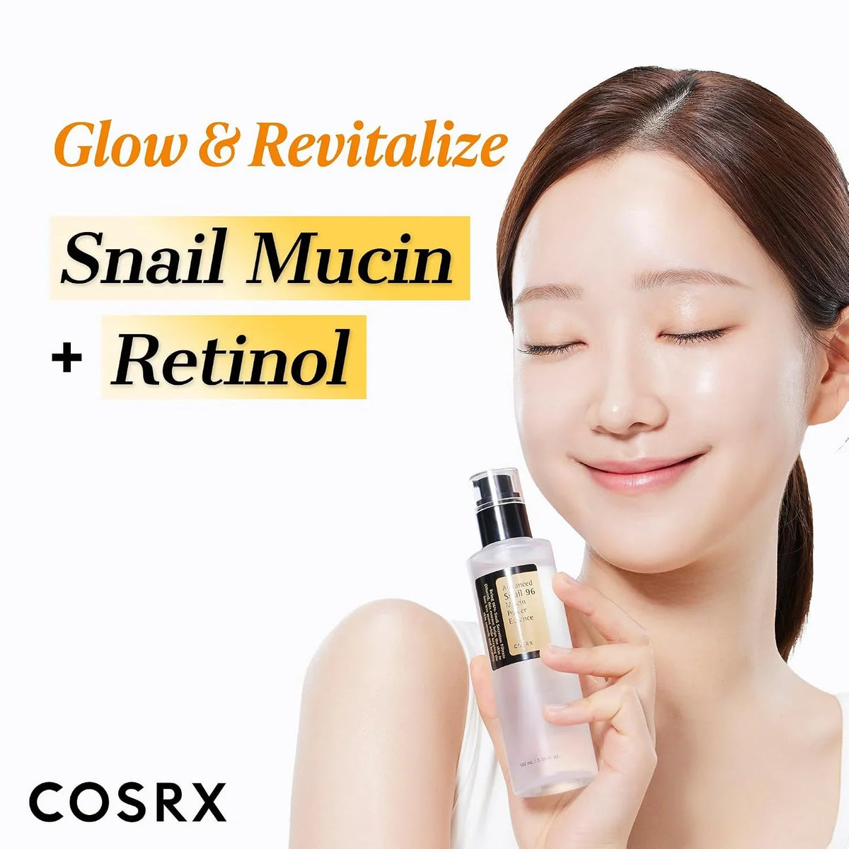 COSRX Snail 96% Mucin Essence 2ea & Retinol 0.1% Cream Mini Sample 1ea