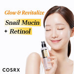 COSRX Snail 96% Mucin Essence 2ea & Retinol 0.1% Cream Mini Sample 1ea