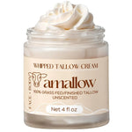 Amallow 100% Grass Fed Beef Tallow for Skin Care - Face + Body - Whipped Moisturizer for Sensitive Skin - Natural Lotion, 4 FL. oz. (Unscented + Jojoba Oil)