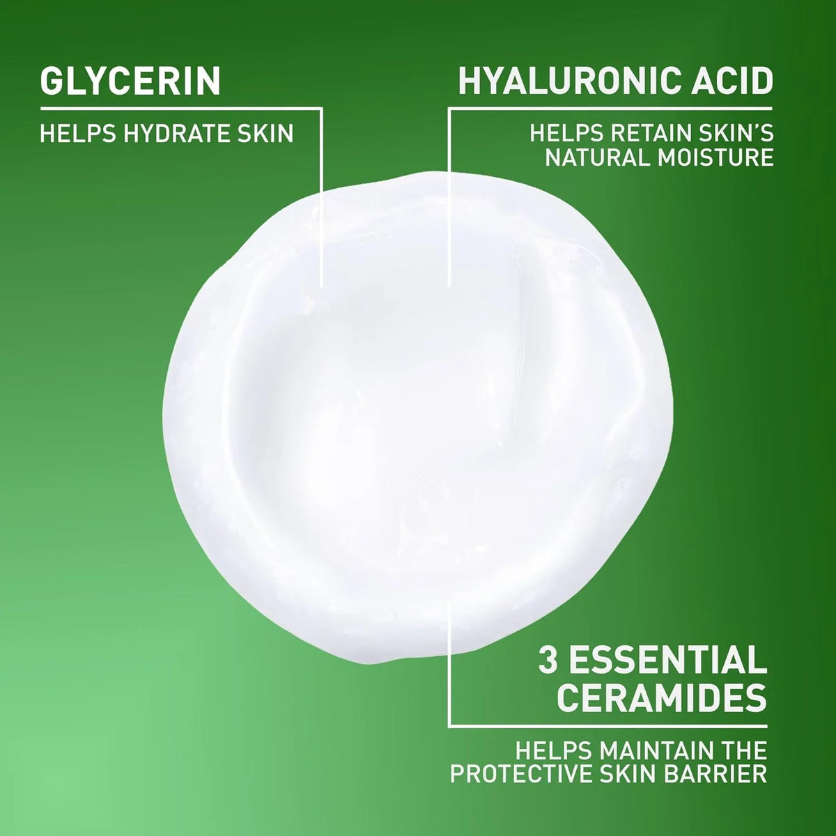 CeraVe Hydrating Cleanser with Hyaluronic Acid, Gentle Face Cleanser, 16oz