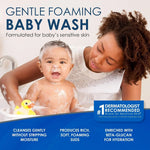 Vanicream Foaming Wash for Baby, Gentle Tear-Free Cleanse & Moisture, 8 Oz