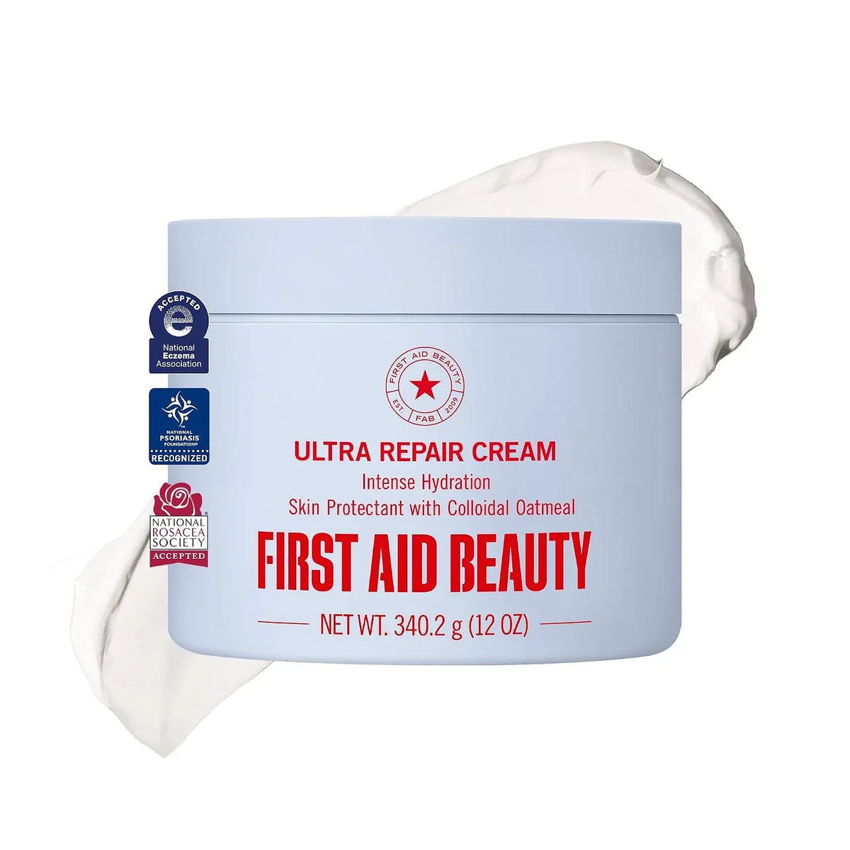 First Aid Beauty Ultra Repair Cream, Face Body Barrier Repair Moisturizer