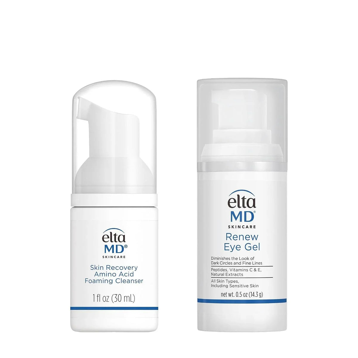 EltaMD Skin Recovery Amino Acid Foaming Face Wash, Fragrance-Free