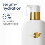 Dove Serum+ Hydration Body Wash Hyaluronic Acid 6% Hydration Serum, 18.5 oz