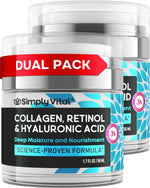 Retinol Collagen Face Serum - Anti-Aging Moisturizer for Women, 1 fl oz