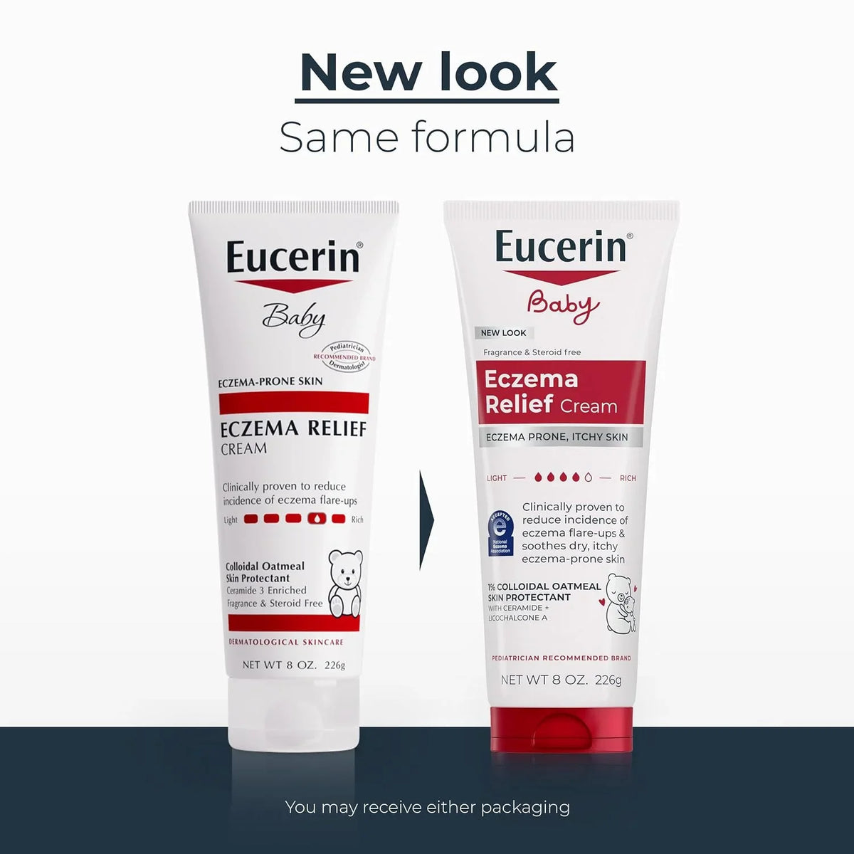Eucerin Baby Eczema Relief Cream with Colloidal Oatmeal, 5 Ounce (Pack of 12)