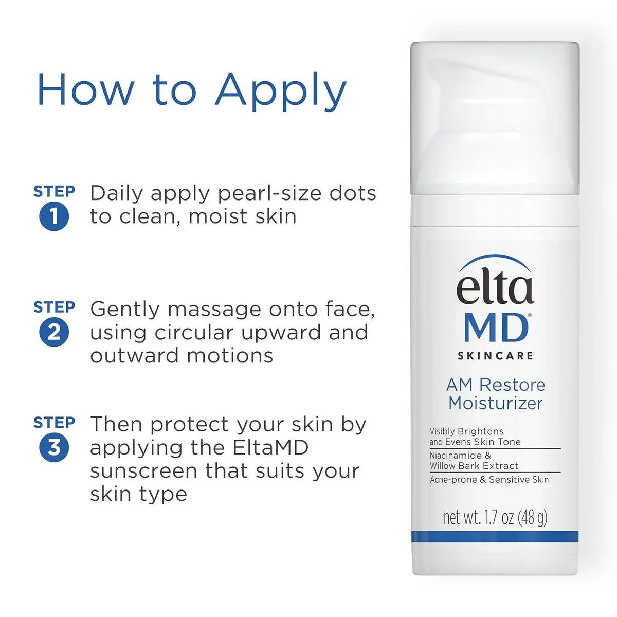 EltaMD AM Restore Daily Lightweight Facial Moisturizer
