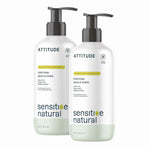 ATTITUDE Gentle Hand Soap, 4X Refill, Oat, Unscented, 67.6 oz