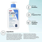 CeraVe Baby Lotion, Baby Skin Moisturizer with Vitamin E & Niacinamide,16oz