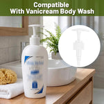 Body Wash Pumps Compatible with Vanicream,355ml/12 fl oz Bottles,Pump Dispenser for Vanicream Gentle Body Wash, 3-PackBOTTLES NOT Included(Bottles No Include)