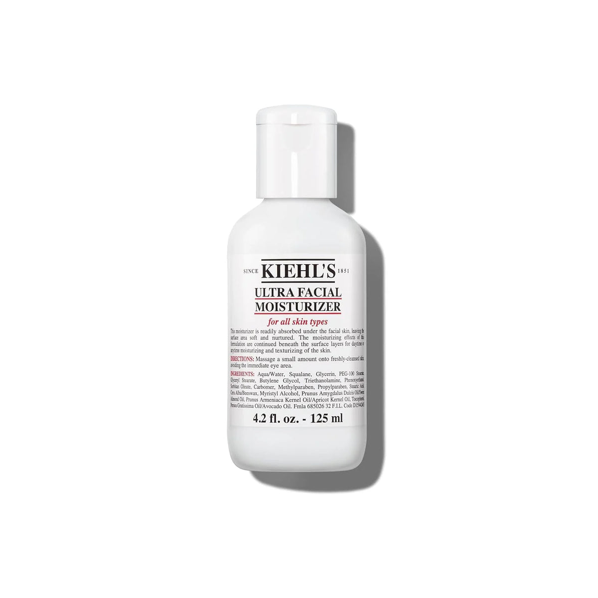 Kiehl's - Ultra Facial Cream Daily Moisturizer with 4.5% Squalane