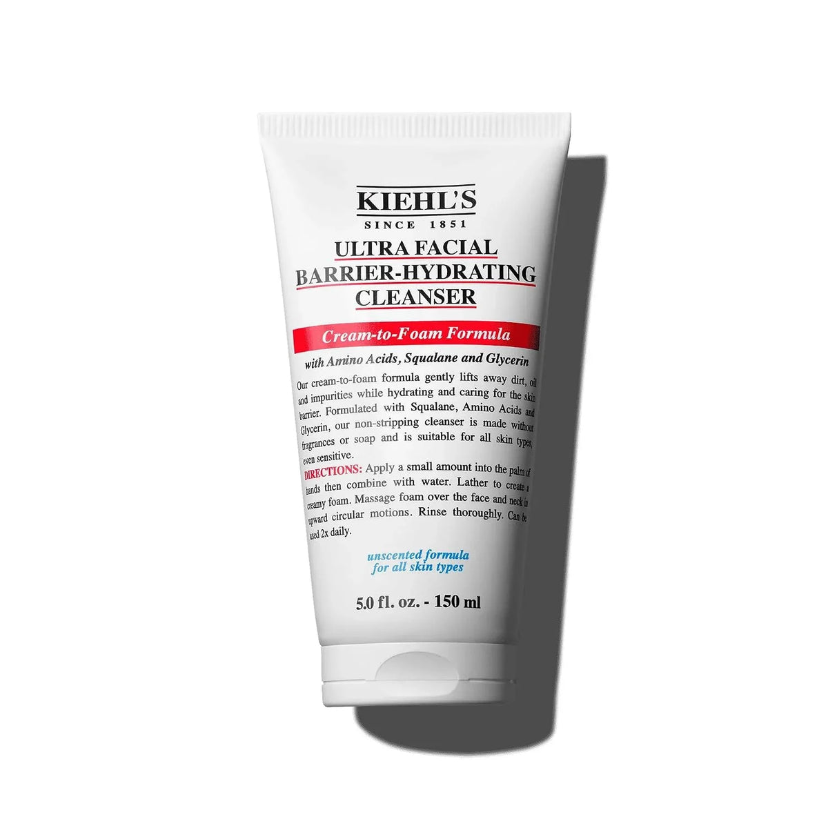 Kiehl's - Ultra Facial Barrier-Hydrating Cleanser, Cream to Foam Formula