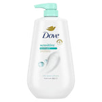 Dove Body Wash, Sensitive Skin Pump,34 Fl Oz (Pack of 2)