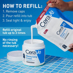 CeraVe Moisturizing Cream, Face Body Moisturizer, Normal to Dry Skin, 8 Fl Oz