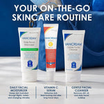 Vanicream Daily Facial Moisturizer, 3 fl oz, Vitamin C Serum, 1.2 Fl Oz, Gentle Facial Cleaner, 2.5 Fl Oz Bundle
