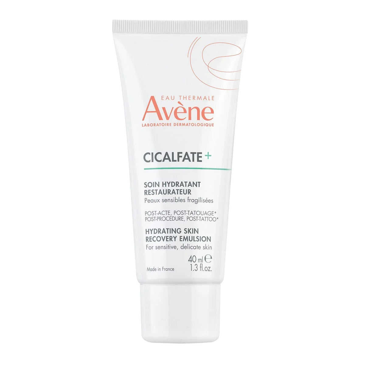 Avène Cicalfate+ Skin Recovery Emulsion, Post-Procedure, 1.3 Fl Oz