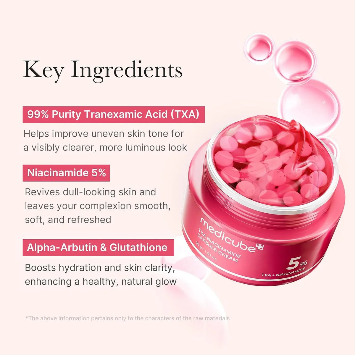 medicube Capsule Cream with Deep Vitamin C for Uneven Skin Tone & Texture