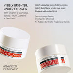 Advanced Clinicals Retinol Body Lotion + Brightening Vitamin C Lotion 2pc Skincare Set For Women & Men | Body Cream & Face Moisturizer Set Helps Improve The Look Of Dark Spots & Uneven Skin Tone, 2PC