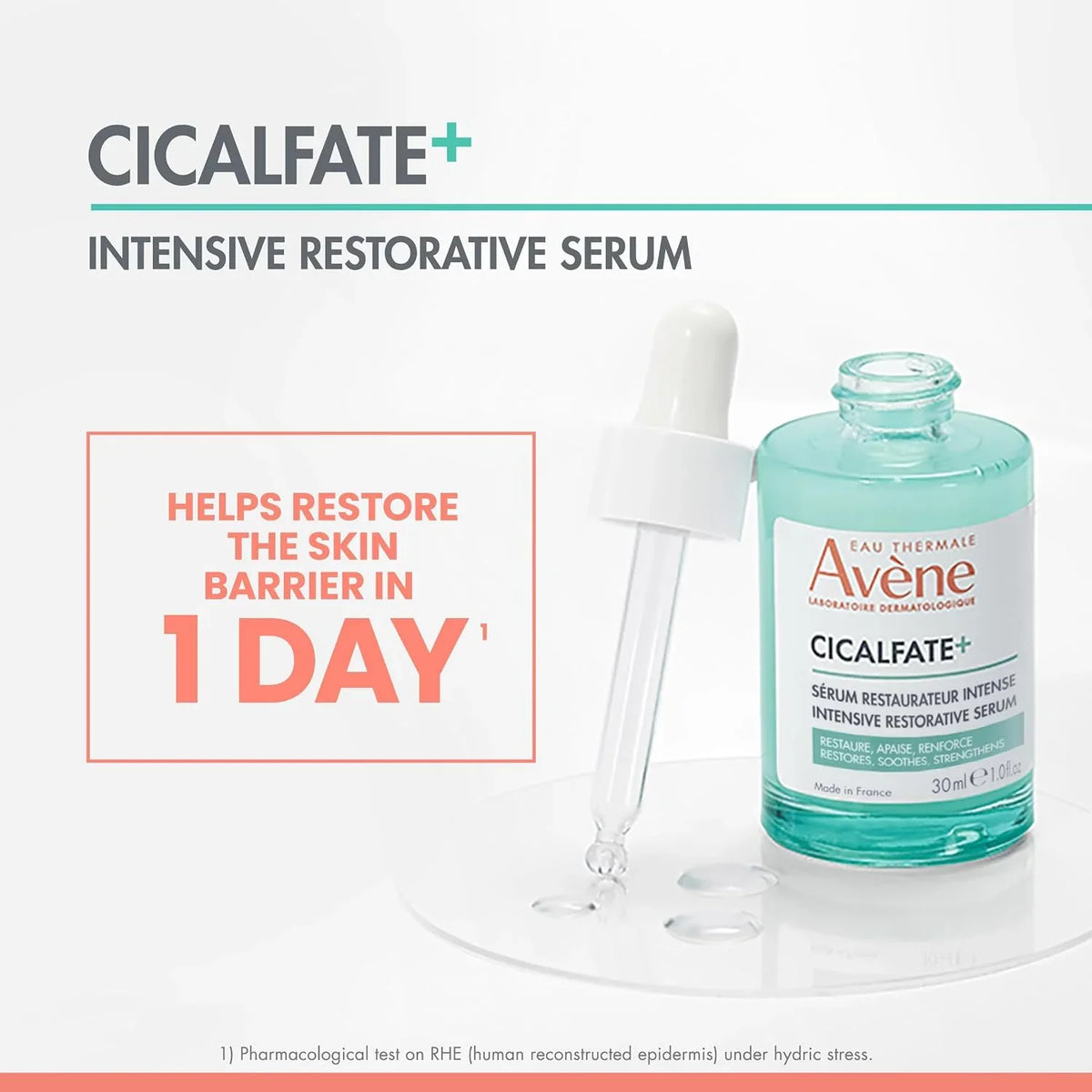 Avène Cicalfate+ Restorative Barrier Serum, Sensitive Skin, 1 fl oz
