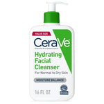 CeraVe Hydrating Cleanser with Hyaluronic Acid, Gentle Face Cleanser, 16oz