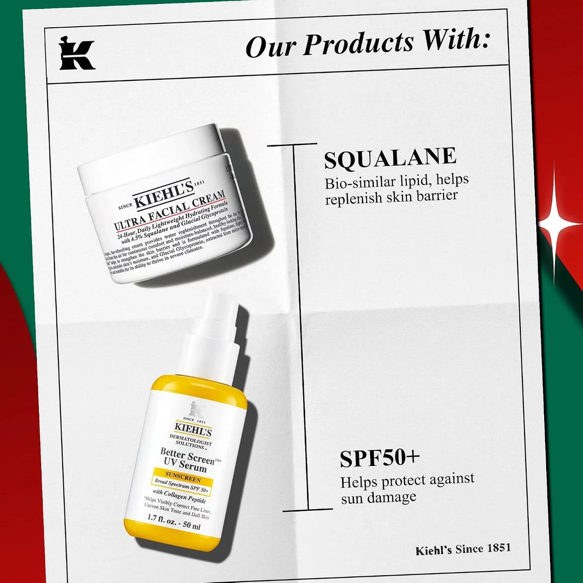 Kiehl's Holiday Glow Gift Set - Ultra Facial & Better Screen
