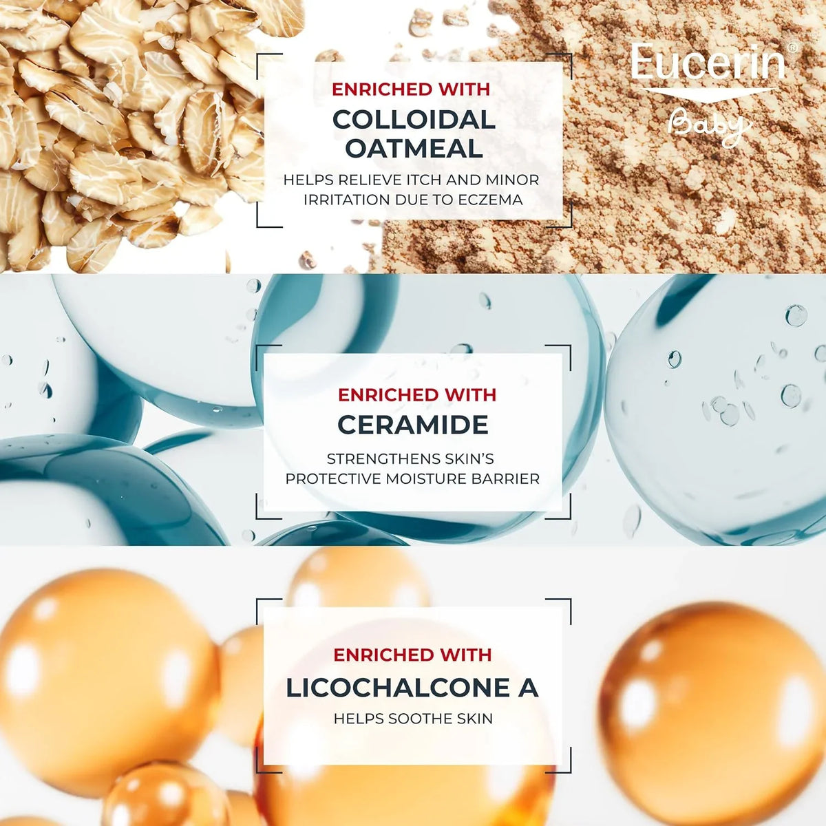 Eucerin Baby Eczema Relief Cream with Colloidal Oatmeal, 5 Ounce (Pack of 12)