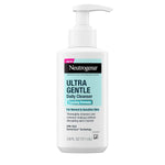 Neutrogena Ultra Gentle Foaming Facial Cleanser, Foaming Face Wash for Sensitive Skin, Gently Cleanses Away Dirt, Oil & Makeup Without Over Drying, Fragrance-Free, 5.8 fl. oz (Pack of 12)
