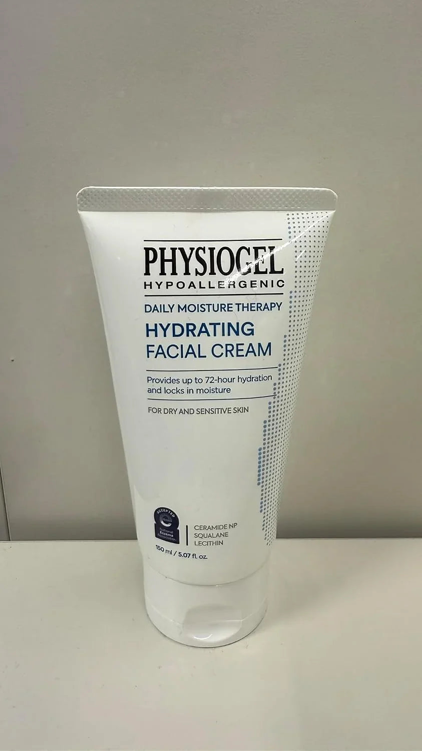 PHYSIOGEL Daily Moisture Therapy Hydrating Facial Cream, Lightweight Face Moisturizer with Ceramide, 72H Lasting Hydration, For Dry & Sensitive Skin, 5 fl. oz. (Pack of 2)