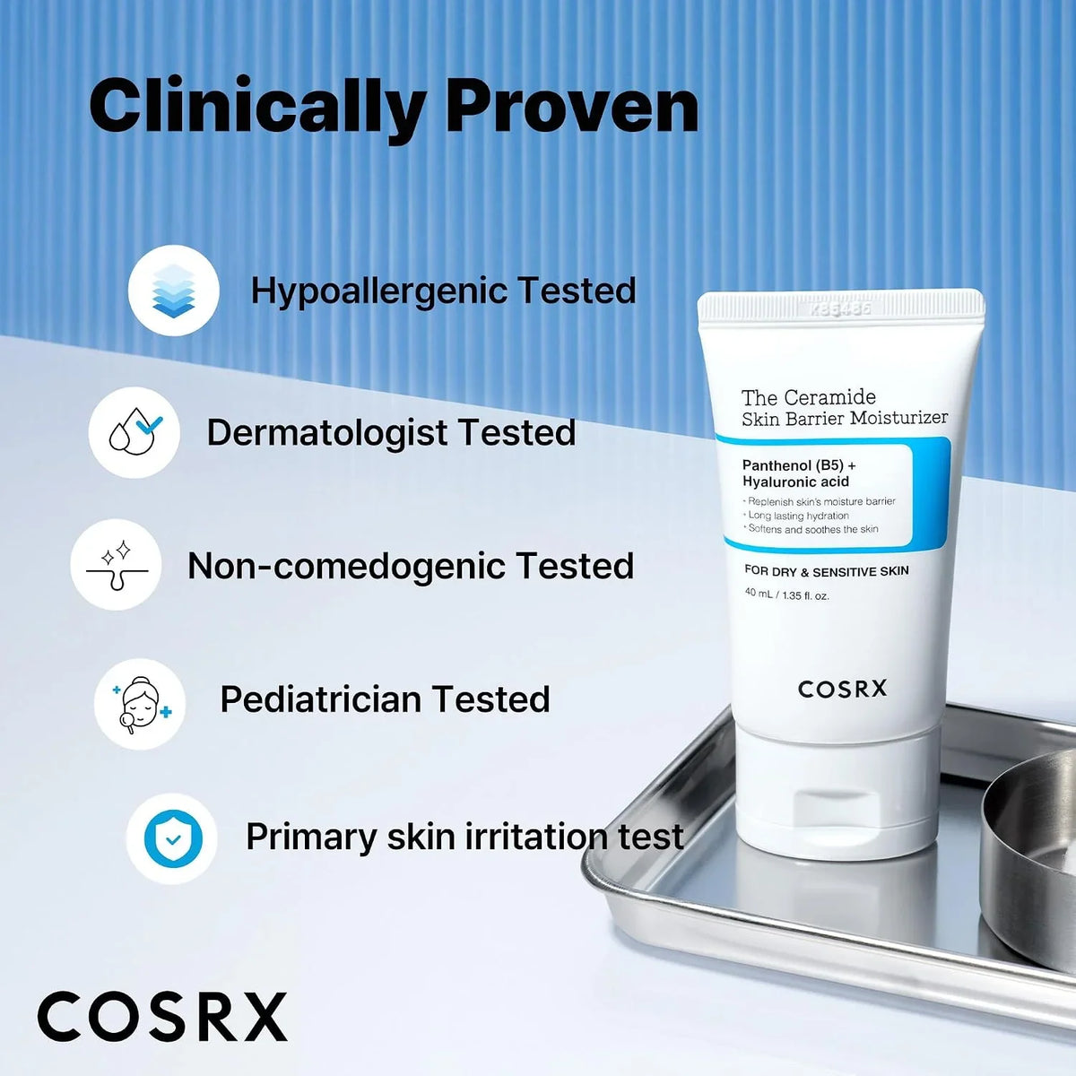 COSRX 7X Ceramide Moisturizer for Face, Barrier Repair Face Cream, 2.7oz
