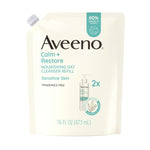 Aveeno Calm + Restore Nourishing Oat Face Cleanser, 7.8 Fl Oz (Pack of 12)