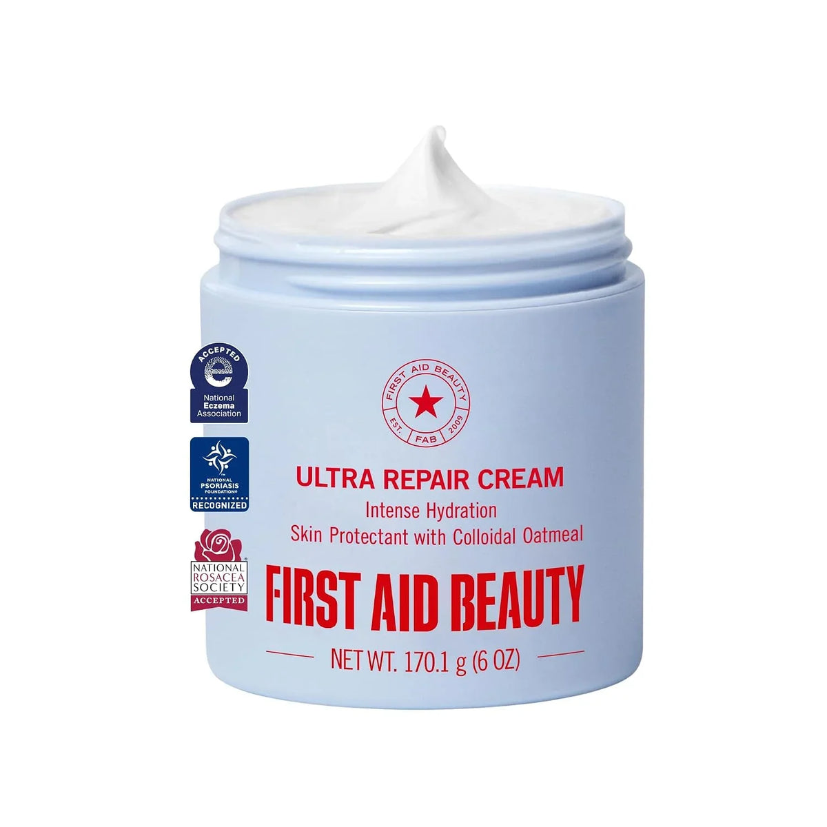 First Aid Beauty Ultra Repair Cream, Face Body Barrier Repair Moisturizer