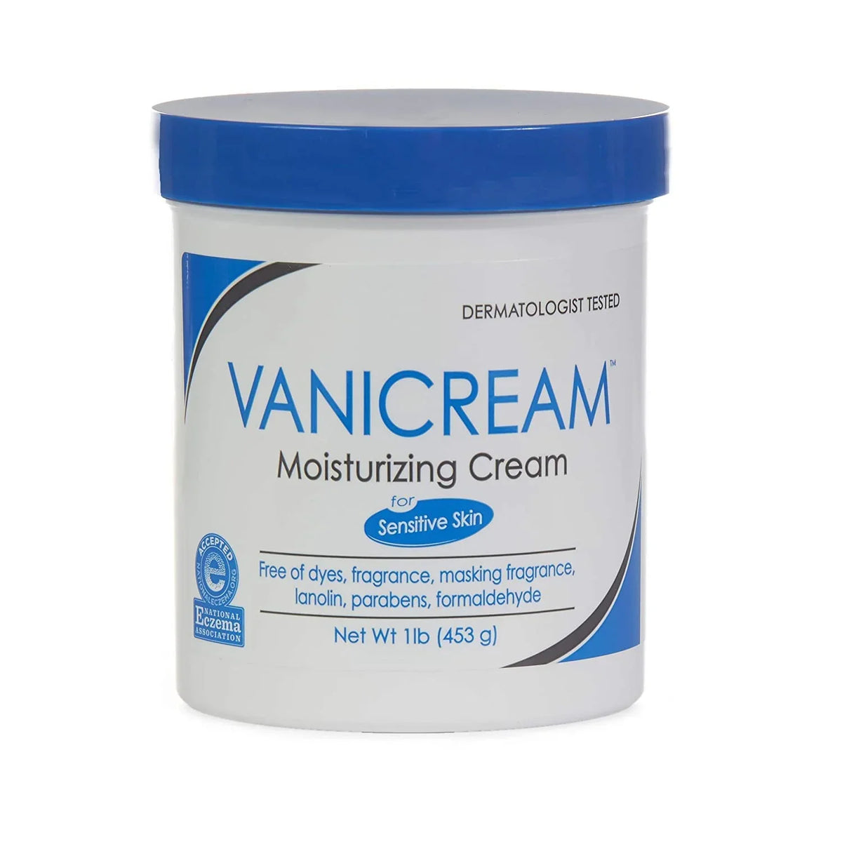 Vanicream Moisturizing Skin Cream for Sensitive Skin 1lb (Pack of 8)