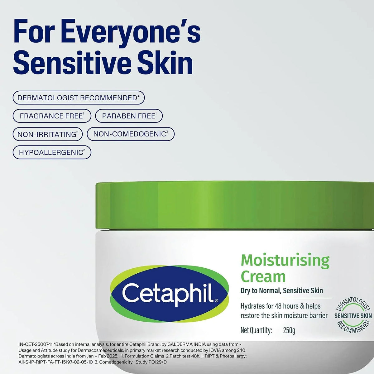 Cetaphil Moisturizing Cream, Dry Sensitive Skin, Fragrance Free, 16 Ounce (Pack of 12)