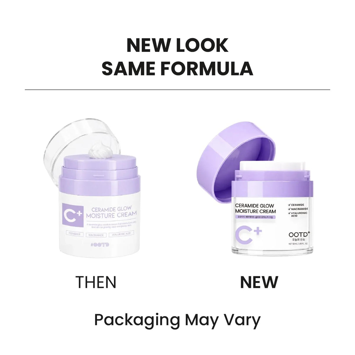 OOTD Snail Mucin Face Moisturizer Cream, 3.38 fl oz | Korean Skin Care