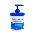 Vanicream Moisturizing Cream with Pump Dispenser, 16 Oz, Pack of 2, Formulated without Common Irritants for Sensitive Skin, Body & Face Moisturizer, Restores Moisture & Soothes Irritated Areas
