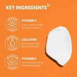 By Nature Vitamin C + Collagen Face Cream Cleanser - Daily Makeup Remover and Facial Wash from New Zealand (7 Oz) (Pack of 3)