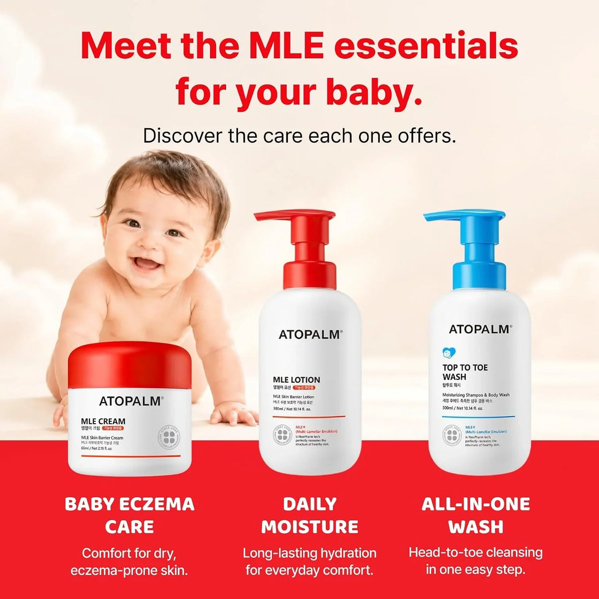ATOPALM MLE Eczema Cream, 2.2 fl oz (65ml)
