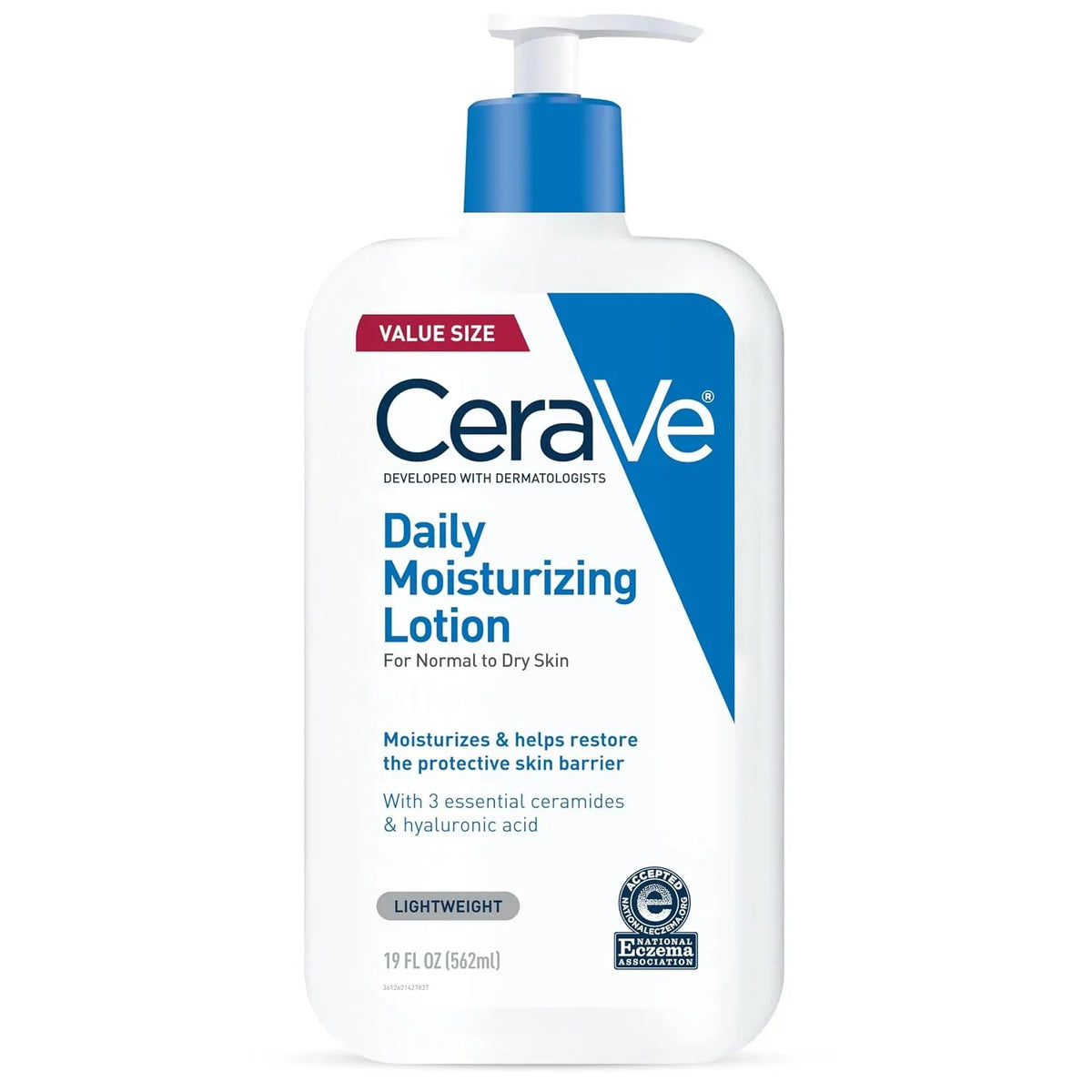 CeraVe Daily Moisturizing Lotion | 8 Ounce | Face & Body Lotion for Dry Skin with Hyaluronic Acid | Fragrance Free