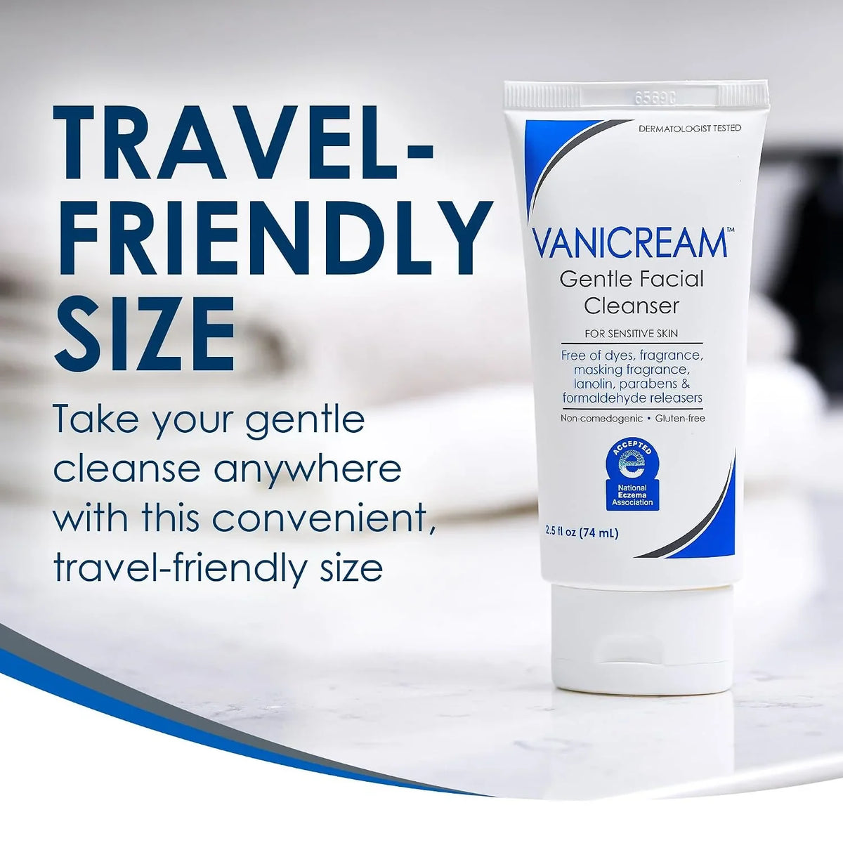 Vanicream Gentle Facial Cleaner, pH-Balanced Face Wash, 8 Fl Oz