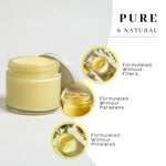 Vanman's Tallow and Honey Balm With No Added Scent (3 Pack) - Beef Tallow Face Moisturizer with Grass-Fed/Finished Beef Tallow for Skin, Organic Raw Honey and Beeswax, Cold Pressed Olive Oil - 2 oz