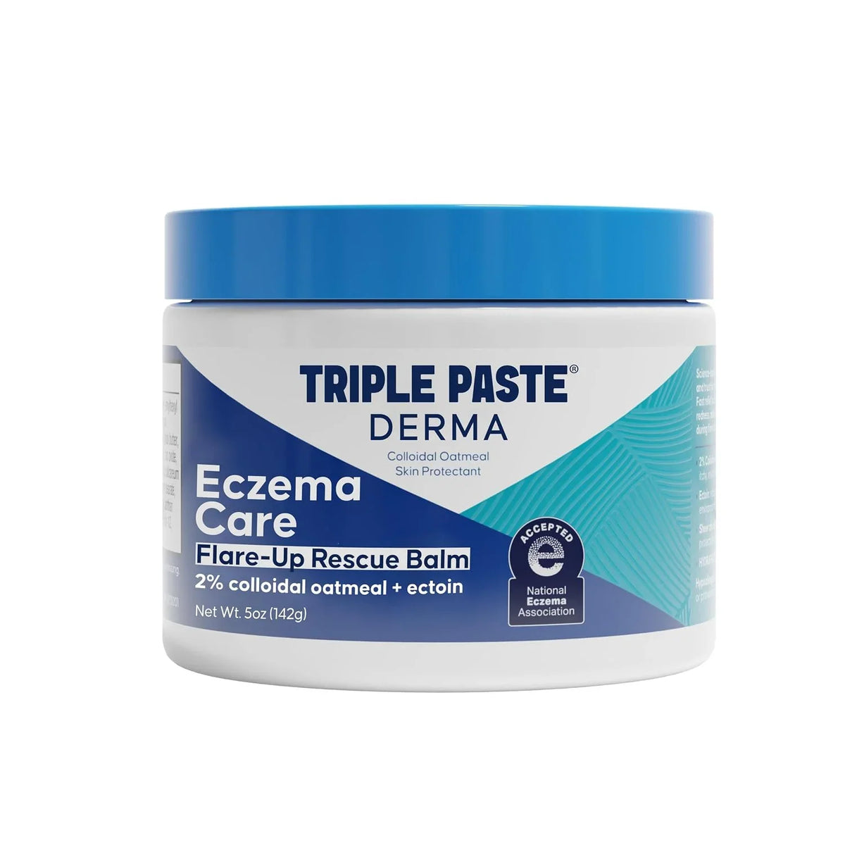 Triple Paste Derma Eczema Barrier Cream, Colloidal Oatmeal & Ectoin, 7 oz