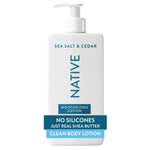 Native Body Lotion for Women & Men, Sea Salt & Cedar Scent, 16.5 fl oz