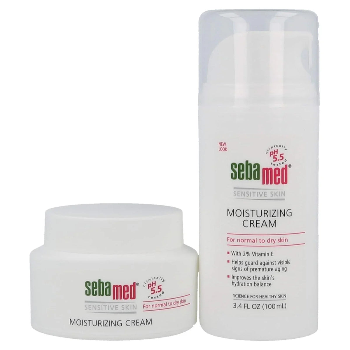 SEBAMED Moisturizing Face Cream for Sensitive Skin Antioxidant pH 5.5 Vitamin E Hypoallergenic 2.6 Fluid Ounces (75mL) Ultra Hydrating Dermatologist Recommended Moisturizer