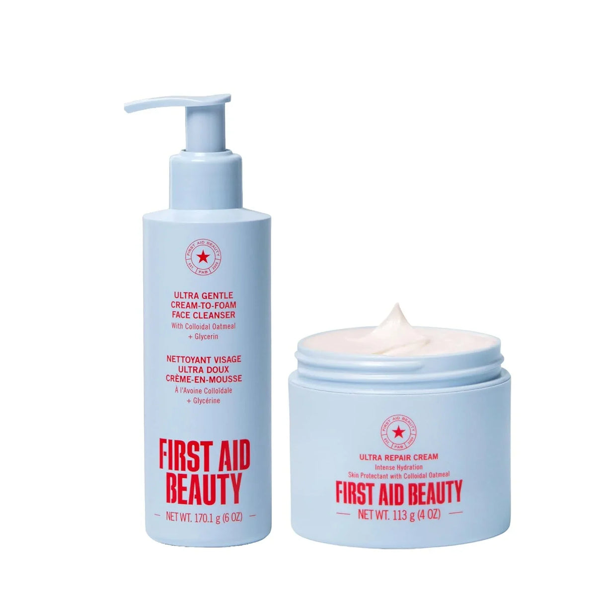 First Aid Beauty Ultra Repair Cream, Face Body Barrier Repair Moisturizer