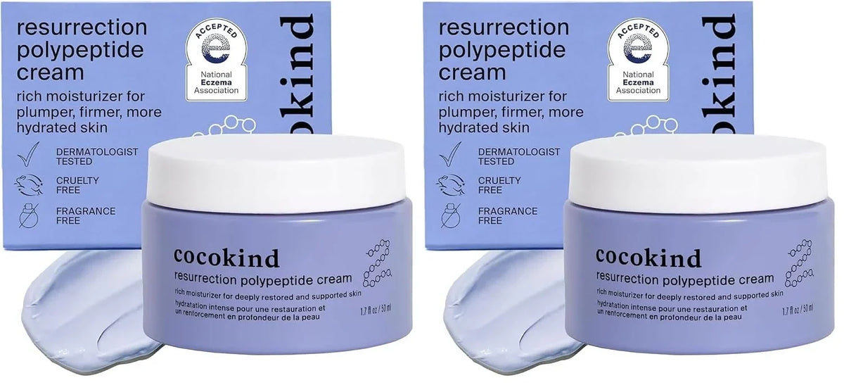 Cocokind Resurrection Polypeptide Cream, 1.7 Fl Oz (Pack of 2)