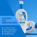 CeraVe AM Daily Facial Moisturizer with SPF 50, Face Sunscreen, 3oz