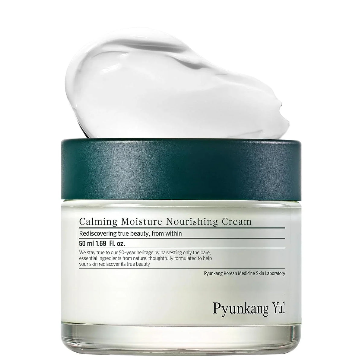 Pyunkang Yul PKY Calming Moisture Barrier Cream Instantly Soothes Sensitive Skin, Hyaluronic Acid & Ceramide for Hydration, Vegan, Korean Skincare (1.69 Fl. Oz, 50ml)