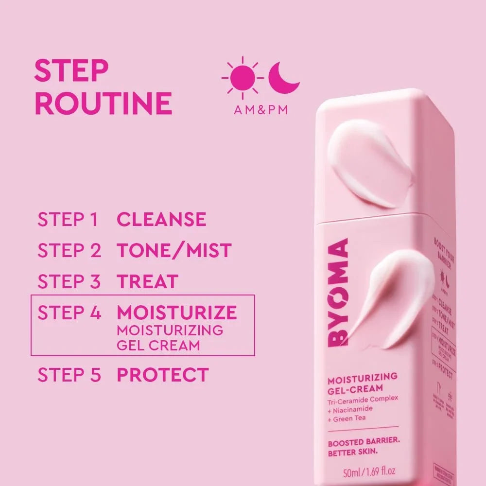 BYOMA Moisturizer Face Cream for Daily Use, Lightweight, Oil-Free