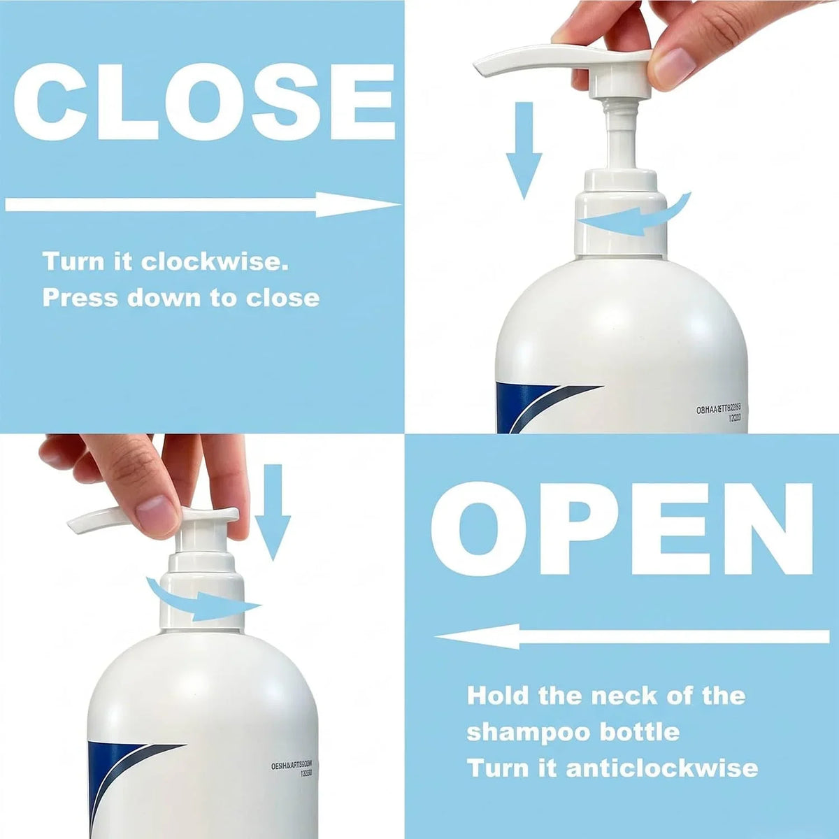 Dispenser Pump Compatible with Vanicream Liquid Cleanser 32 Fl Oz, 2 Pcs