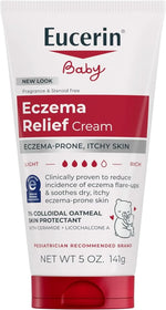 Eucerin Baby Eczema Relief Cream with Colloidal Oatmeal, 5 Ounce (Pack of 12)